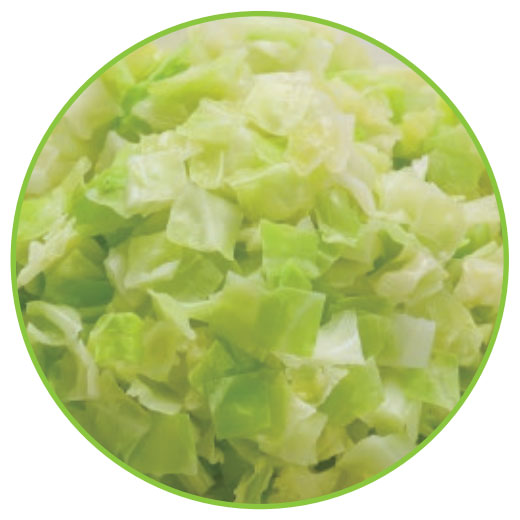 速凍圓白菜丁